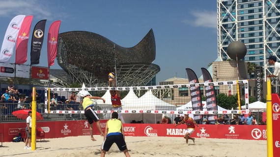 Moll de la Marina, Trofeu Internacional Ciutat de Barcelona de Vòlei Platja, esports