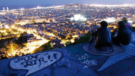 Vistes des del turó de la Rovira. Llibre 'Barcelona
hora màgica'.
foto: Jordi Play
