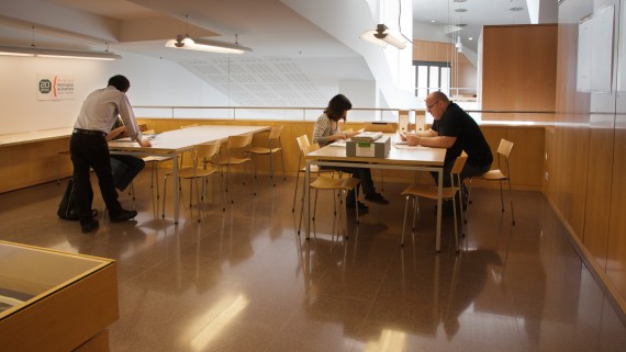 Sala de consulta Arxiu Municipal del Districte de Gràcia