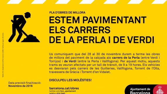 Pavimentació La Perla i Verdi