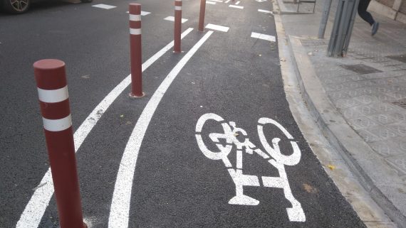 Carril bici c Ganduxer
