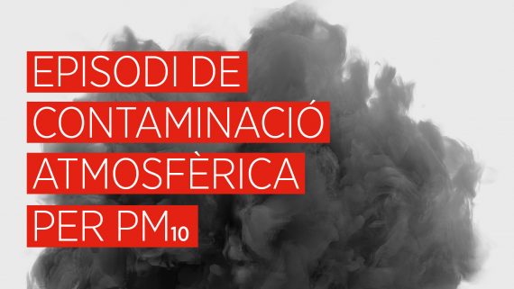 Episodi de contaminació per PM10