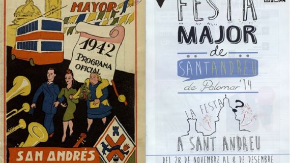 Cartells de Festes Majors de Sant Andreu del Palomar (1942, 2014)