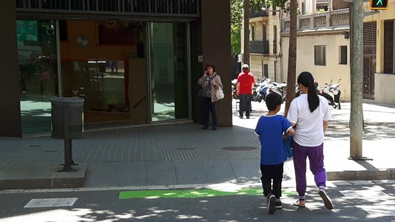 Camí escolar Joan Pelegrí (c. Consell de Cent)
