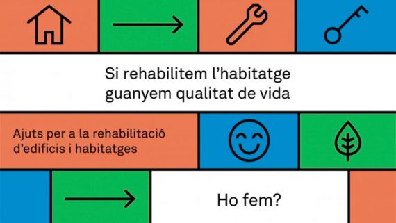Cartell dels ajuts a la rehabilitació