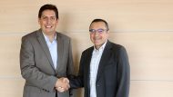 Josep M. Santos, Director General de la Salle Campus Barcelona de la URL y Paco Rodríguez, Gerente del IMI