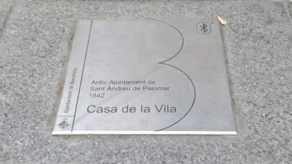 Placa beacons Sant Andreu