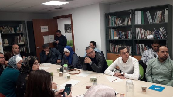 Sessió de treball amb la delegació de Jordània i del Marroc