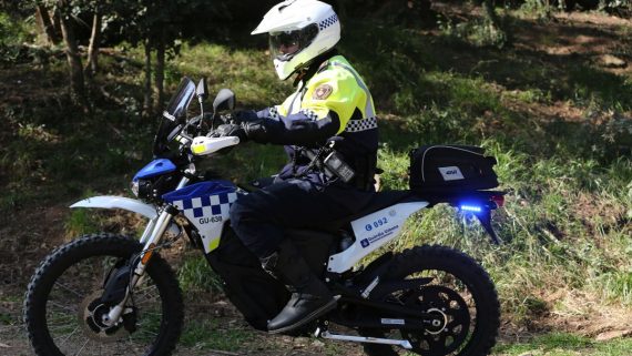 BARCELONA 25/02/2019 PRESENTACIÓ MOTOS ELÈCTRIQUES GUARDIA URBANA DE BARCELONA FOTO ELISENDA PONS