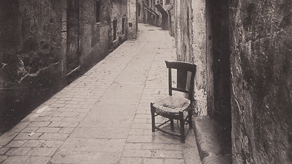 Carrer d'en Malla, 1908. AFB. M. Matorrodona