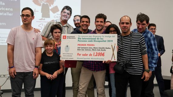 Guanyadors i guanyadores del II Concurs d'idees pel disseny del Dia Internacional de les Persones amb Discapacitat