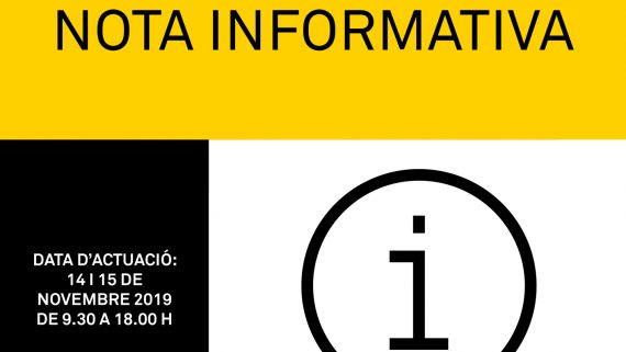 Nota Informativa c. Riera de Sant Miquel