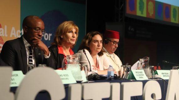 Ada Colau al congrés mundial de CGLU.