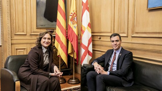 Ada Colau i Pedro Sánchez