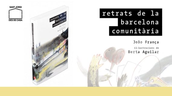 Imatge de la coberta del llibre 'Retrats de la Barcelona comunitària.
Il·lustració © Berta Aguilar