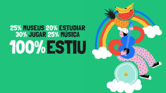 Baner 100% estiu Campanya extraordinària d'activitats d'estiu 2020