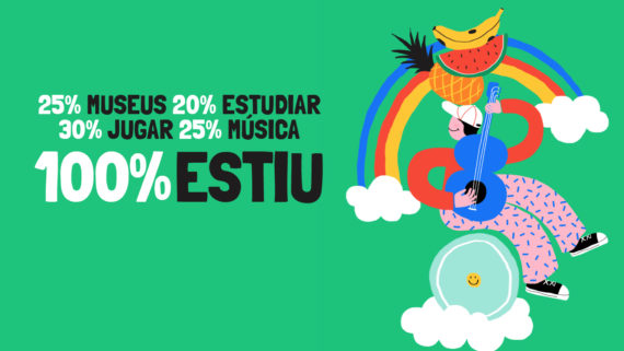Baner de la campaña de actividades 2020, 100% Verano