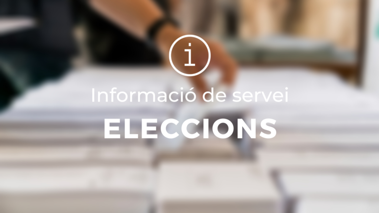 Informació de servei eleccions 14F