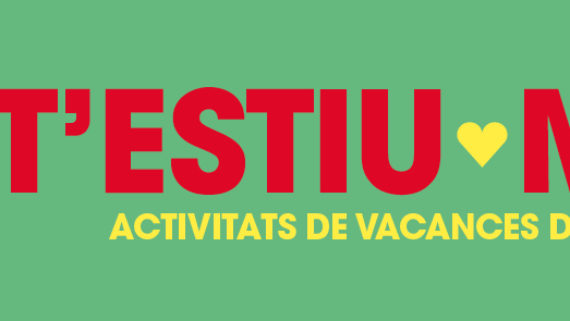 Banner verd, groc i vermell del programa T'estiu molt 2021.