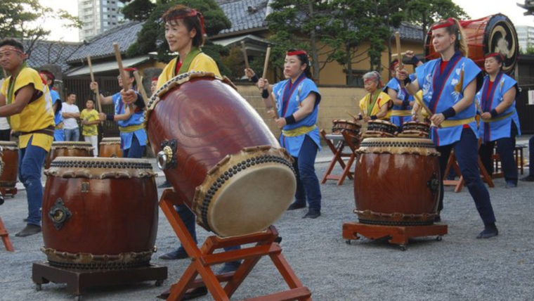 Actuació de Barcelona Taiko