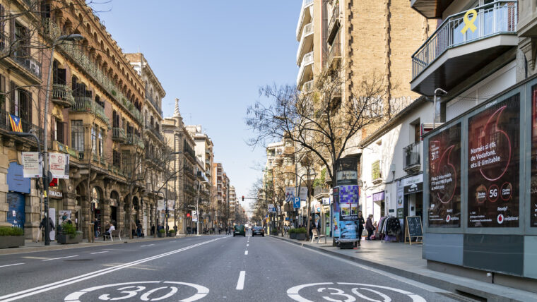 Zona 30, límit de velocitat a 30 km/h