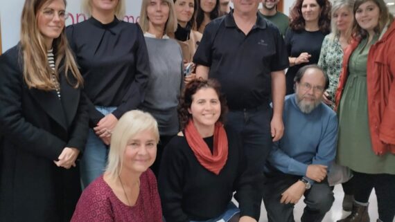 Equip tècnic de l'IMPD i els membres de la European Platform for Rehabilitation