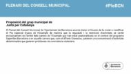 Proposició JxCAT Ple Gener 2023