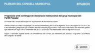 Proposició PP Ple Gener 2023