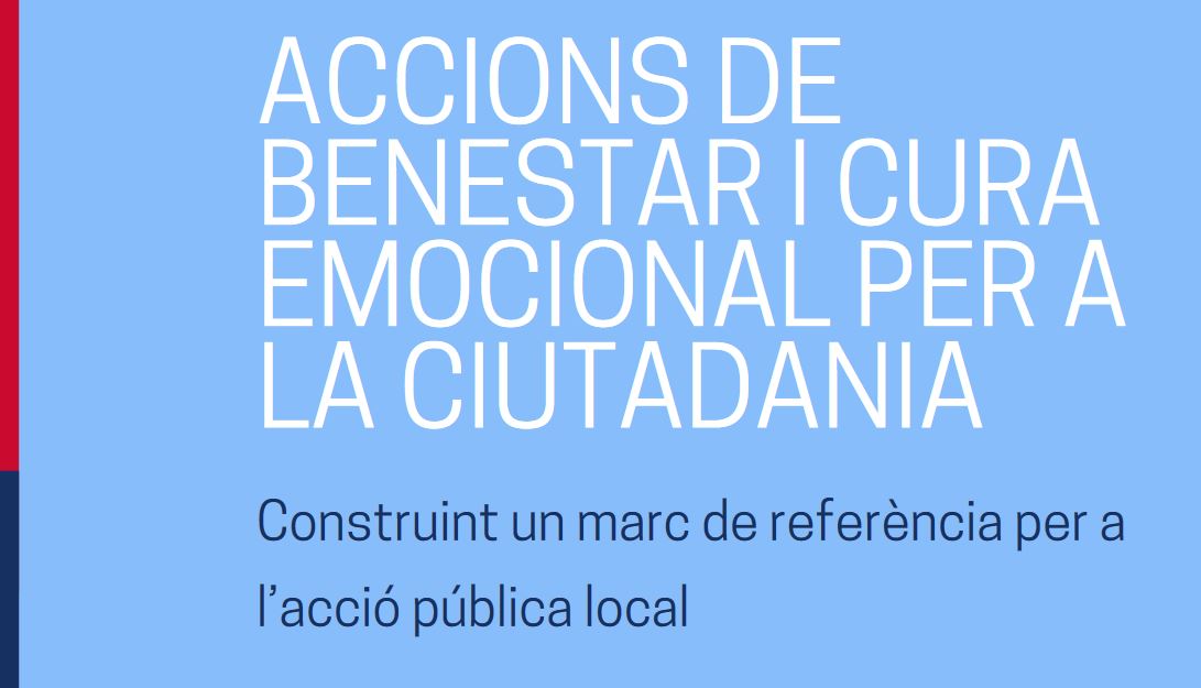 Acciones de bienestar y cuidado emocional para la ciudadanía | Sanidad y  salud | Ajuntament de Barcelona