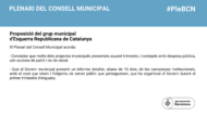 Proposició d'ERC al Ple de març del 2023