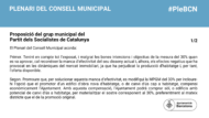 Proposició del PSC al Ple de març del 2023 (1 de 2)