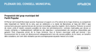 Proposició del PP al Ple de març del 2023