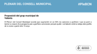 Proposició del Valents al Ple de març del 2023