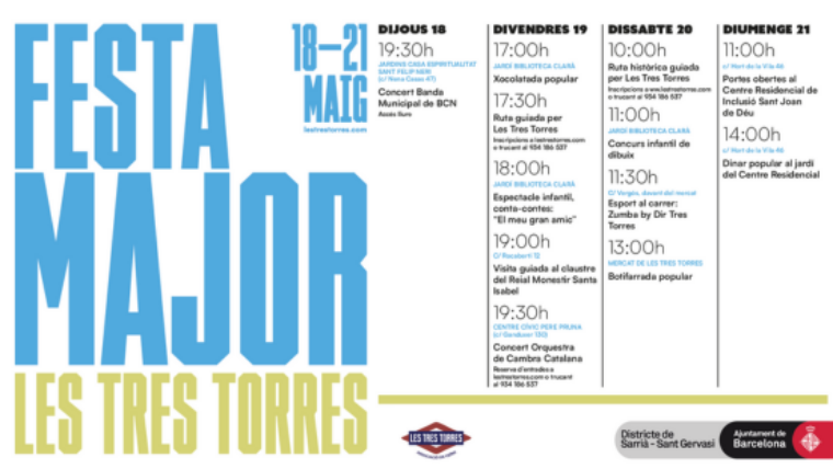 Festa major les Tres Torres