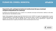 Proposició d'ERC al Ple Octubre 2023