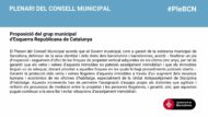 Del Grup Municipal Esquerra Republicana: Es presenta el text transaccionat següent: El Plenari del Consell Municipal acorda que el Govern municipal, com a garant de la sobirania municipal de Barcelona, defensor de la seva identitat i dels drets dels barcelonins i barcelonines, acordi: - Realitzar un pla d’inspecció i seguiment d’ofici de les finques de propietat vertical adquirides en els últims cinc anys, per tal de garantir que els veïns i veïnes d’aquests immobles no pateixin assetjament immobiliari i que els immobles tinguin un ús adequat, donant prioritat a aquelles finques en les quals hi hagi procediments judicials oberts. - Garantir la protecció dels veïns i veïnes llogaters d’aquests immobles a través d’un augment dels recursos humans i econòmics de les oficines d’habitatge, especialment de la Unitat Antiassetjament de Disciplina d’Habitatge. Aquests increments han de permetre l’assignació d’equips propis als districtes que agilitzin i millorin els processos de mediació entre la propietat i les persones llogateres, i garantir, així, que aquestes puguin continuar a la seva llar i evitar situacions d’assetjament immobiliari.