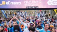 Arribada de la mitja marató de Barcelona 2023