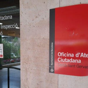 Oficina d'Atenció Ciutadana (OAC) de Sarrià - Sant Gervasi, al c. d'Anglí, 31