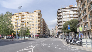 El carrer de Balmes.
