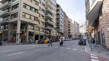 El carrer de Balmes.