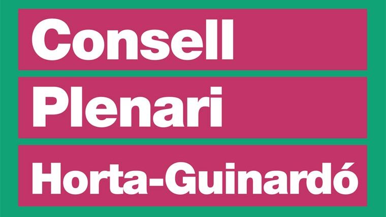 Consell Plenari d'Horta-Guinardó