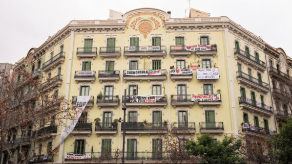 Fachada de la Casa Orsola, en el distrito de L'Eixample