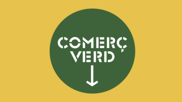 Logotip de la campanya Comerç Verd