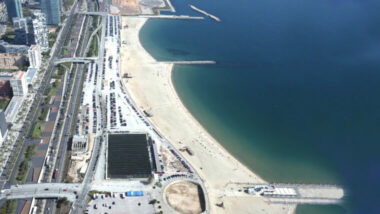 Vista aèria de la Mar Bella