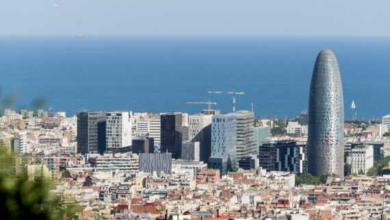 Panoràmica aèria de la zona del 22@
