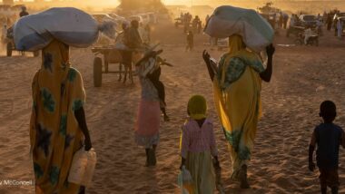 Persones desplaçades al Sudan degut al conflicte armat que pateix el país.