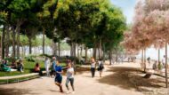Imatge de la projecció futura del passeig de la Mar Bella (maig 2025)