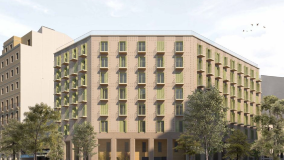 Render de l'edifici de Fort Pienc