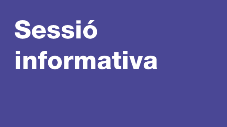 Sessió informativa