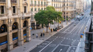 Vista de la nova via Laietana.